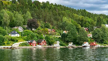 Hytter ved sjøen